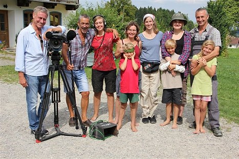 Das Filmteam von „Muh und Mäh Boomerang Bauernhofgeschichten“